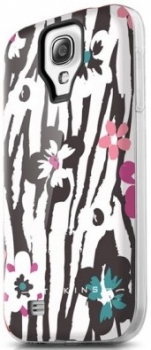 Чехол для Samsung Galaxy S4 ITSKINS Phantom Zebra Flower Чехол для Samsung Galaxy S4 ITSKINS Phantom Zebra Flower